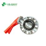 ANSI 4 Inch Wafer Type CPVC Plastic Butterfly Valve Pn10 for Chemical Flow