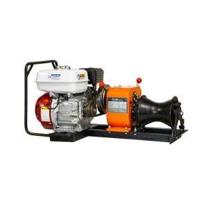 800kg Gas Power Capstan Winch Honda Gx160 1760 Lbs 5.5hp Engine 2 Variable Speed