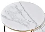 Fashion Living Room Coffee Circle Marble Dining Table