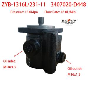 China Engine Parts ZYB-1316L/231-11 Weichai Deutz Power Steering Pump factory