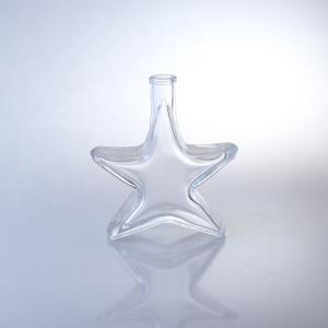 China Special Shaped Whisky Vodka and Brandy Glass Bottle with Cork Top Finish Made of Glass factory