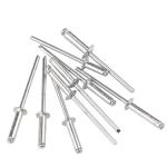 Uncoated Self-Plugging Aluminum Sliver Blind Rivet Open End Decorating Fastener