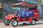 48V Lithium Battery Electric Fire Truck Golf Cart 5 Seater