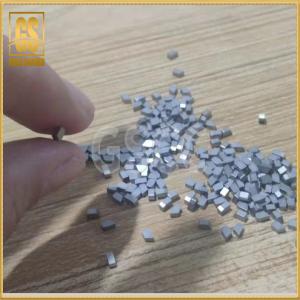 China YG3 YG6X YG6 YW1 Tungsten Carbide Saw Tips Nickel Coated Gray Sintered factory