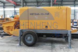 China Low Fuel Consumption Cement Mixer Pump Building Equipment Trailer Mounted factory