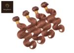 OEM Hand Sewing Colored Human Hair Extensions Color 30 Hair Bundles