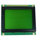 Flat Rectangle Dot Matrix LCM 12.5mm Max Thickness Yellow Green Film Positive