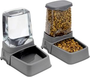 China Stainless Steel Pet Food Bowls Raised Gravity Feed factory