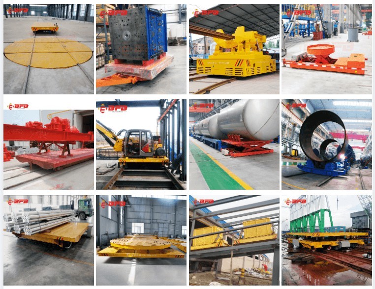 Smart 10 Ton Steerable Transfer Cart Robot Supplier For Steel Beam Handling