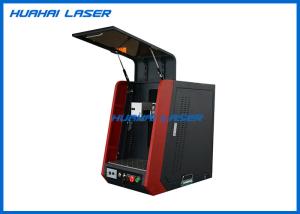 China Portable Fiber Laser Marking Machine With Rotary For Bearing Pigeon Ring Jewelry Engraving factory