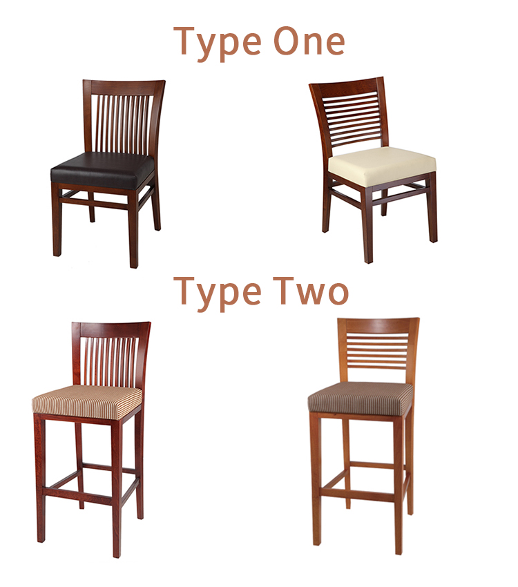 Nordic Modern Design Black Teak Solid Wood Restaurant Furniture Antique Dining Chair