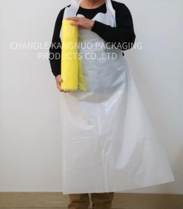 China Polythene Disposable Plastic Aprons Hairdressing Capes Customized Size factory