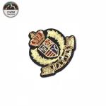 Noble Royal Sequin Uniform Shirt Patches Popular British Style Custom Logo