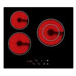 Electric Free Standing 5200w 3 Burner Ceramic Cooktop