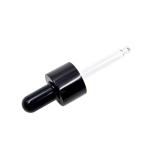 Bright Black Center Ring Plastic Dropper Pipette Cap 18 410 Anodized