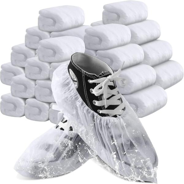 Non-Slip Non-Skid Disposable Shoe Covers with Logo Printing and Cleaning