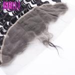 Kinky Curly Peruvian Human Hair Lace Frontal 13x4 With Baby Hair Fashion