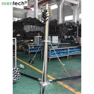 China 10m lockable pneumatic telescopic mast 30kg payloads- mobile antenna telecom pneumatic telescopic mast tower factory