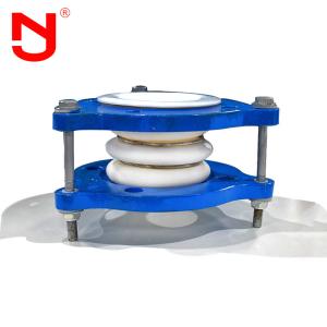 China PTFE Expansion Joints with 3 TIE RODS CARBON STEEL ANSI150 DN150 factory