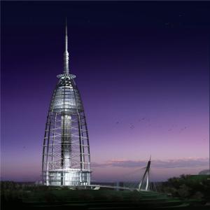 China Galvanization 120m Gsm Tv Antenna Broadcast Towers factory