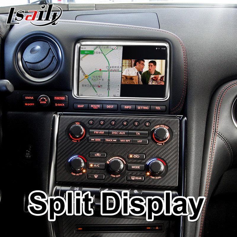 Lsailt Android Multimedia Video Interface Carplay For Nissan GT-R R35 GTR Black Edition Nisom 2011-2016
