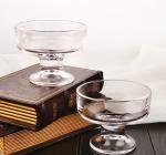 200ml Pudding Yogurt Salad Milkshake Cup 10cm Caliber Glass Ice Cream Bowl