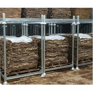 China Heavy Duty Galvanized Stacking Steel Post Pallet Racking with Posts on sale