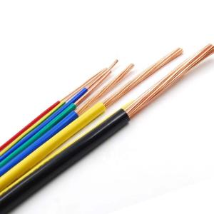 China ZR-RV/BVR/BV/RV/BVV/RVV Electric Power Cable Flexible Building 1.5mm Electrical Wire factory