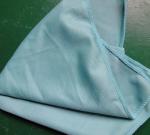 Blue quick drying glass microfiber cleaning towel 40*40 magic cheap fabric