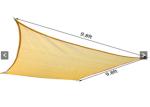 Weather Resistant Knitted Garden Shade Sail For Blocking The SunShine And UV
