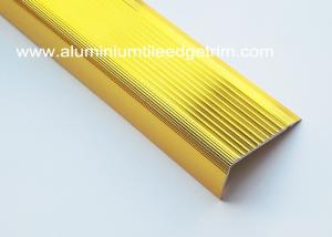China Heavy Duty Aluminium Anti Non Slip Stair Edge Nosing Right Angle Straight Type factory