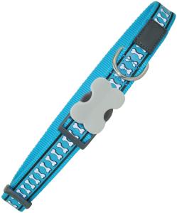 China Adjustable Soft Nylon Dog Collar , Soft Webbing Reflective Pet Collars factory