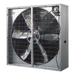 Agricultural 1.1kw Galvanized Ventilation Exhaust Fan 6 Blades Cone Type