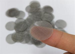 China 19mm Round Diameter Industry Sieve Stainless steel wire mesh round sheet factory