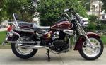 150cc Harley Chopper Motorcycle With Lifang Engine / Large Fuel Oil Tank