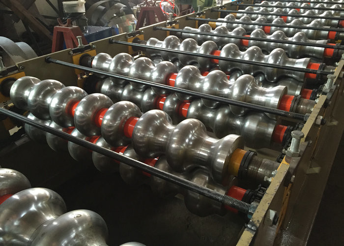 Galvanized Corrugated Roofing Sheet Roll Forming Machine Production Line