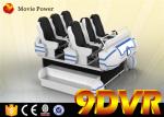 6 Seats High Definition Movies / Games 9D VR Cinema For Movie Truck Easy