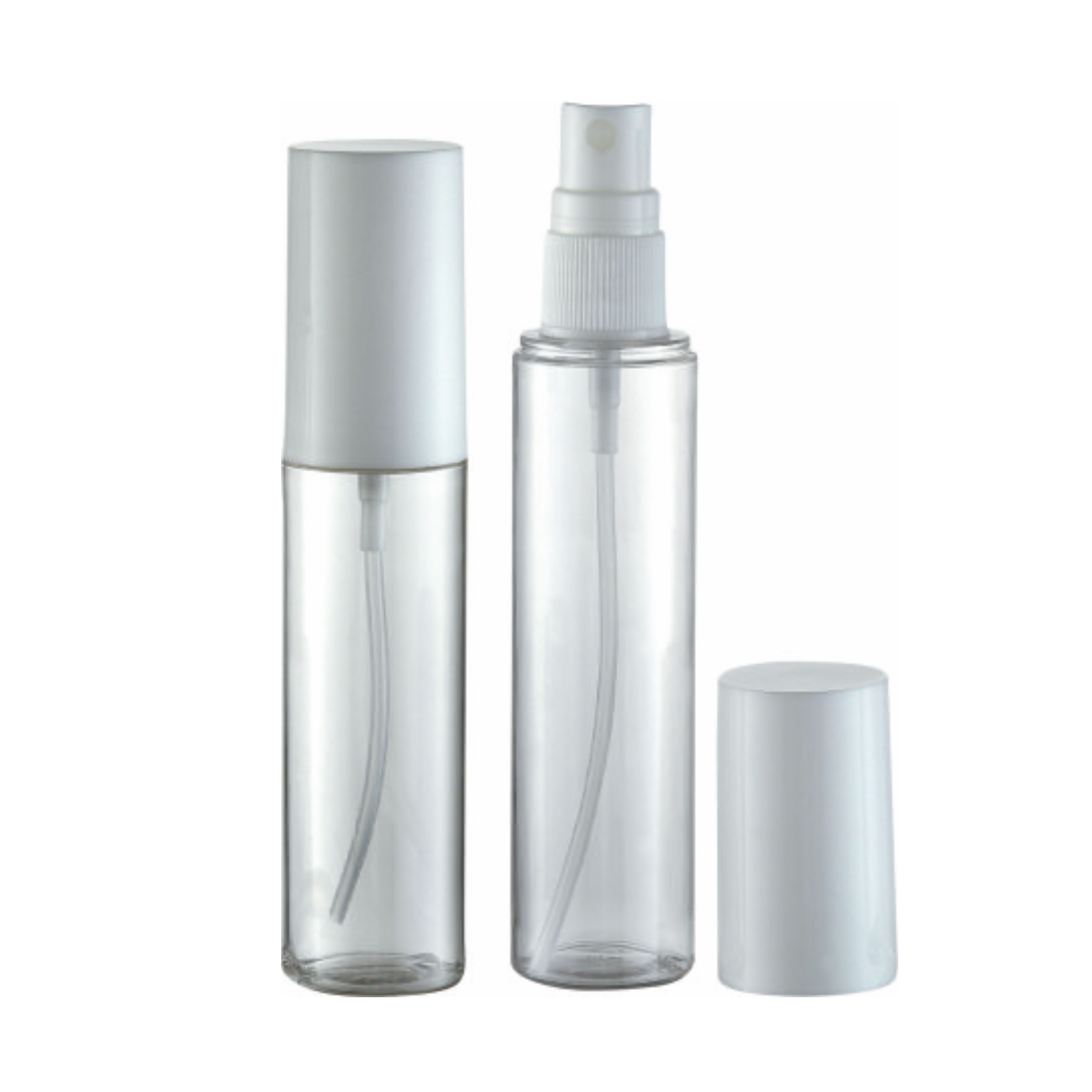 Wholesales 40ml 60ml 100ml PET Spray Bottle for Travel Screen Printing Essential Oil