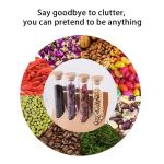 1000ml Hygienic Candies Borosilicate Glass Storage Tank