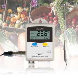 China Automatic Temperature And Humidity Data Logger With PT100 Sensor factory