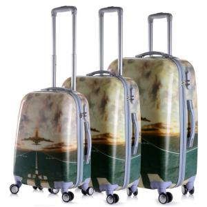 China Hard Shell Combination Lock OEM PC Printing Luggage factory