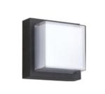 Decorative LED Wall Light Fixture Wall Mounted 12W Circular / Square Black