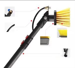 China High Rise Window Cleaning Window Washing Machine Cleaning Kit With Telescopic Pole factory