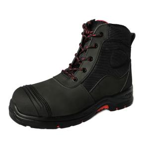 China Unisex Welding Safety Shoes Black Abrasion Resistant Shoes For Men factory