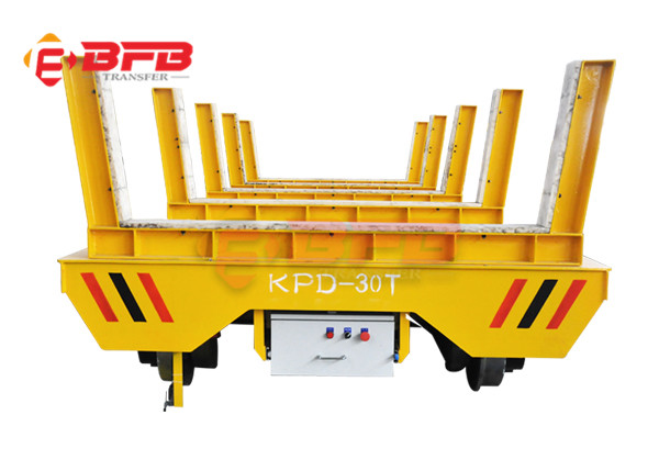 Steel Coil Car Coil Handling Equipment Electric Driven Transfer Trailer