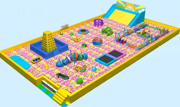 ball pit playground childrens soft play area shopping mall kids inside
