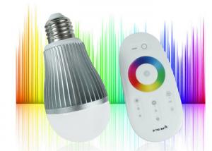 2.4G Touch Screen Remote Control RGB LED Bulb 8W For Decoration