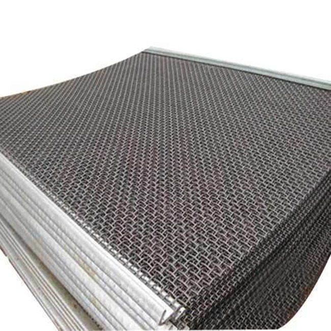 High Carbon Steel Crimped Woven Vibrating Screen Mesh For Mine Coal Quarry