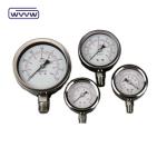 63mm Diameter ±2.5% Accuracy Class All Stainless Steel Pressure Gauge Accepts