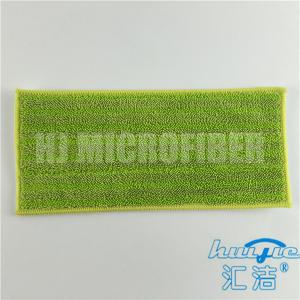 China 80% Polyester and 20% polyamide micofiber weft knitted twist piped wet flat mop pad factory